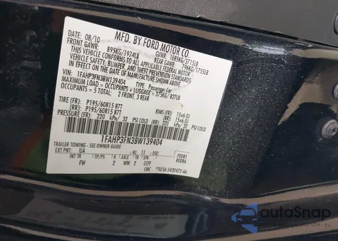 2011 Ford Focus Se из США, поврежденный, VIN 1FAHP3FN3BW139404